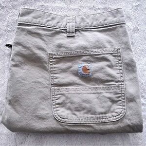 Carhartt mens tan relaxed fit pants size 44 X 32
